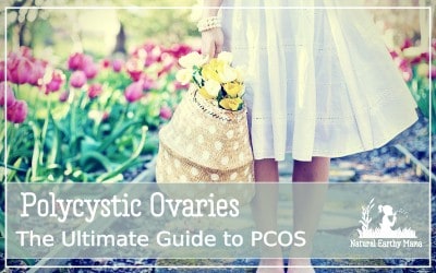 Polycystic ovaries - your ultimate guide to PCOS. woman with text overlay