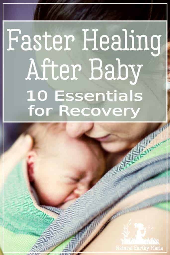 If you are preparing for childbirth, and want to make sure that your postpartum recovery is as speedy and stress free as possible, I have some some essential things that you will want to have on hand for when your baby is born. #NEM #postpartum #healing #baby