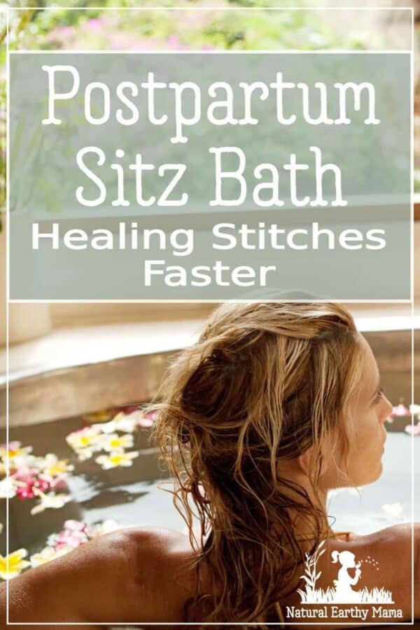 Postpartum Sitz Bath Recipe Healing Stitches Faster after Delivery