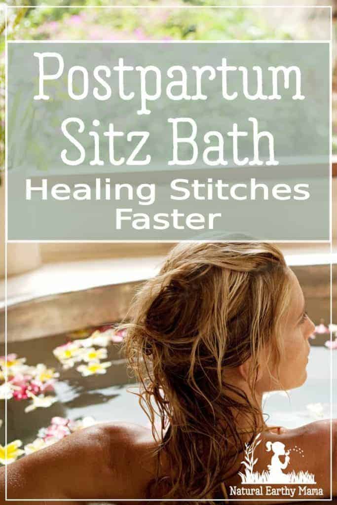 Most first time mothers that have a vaginal delivery will end up with stitches. Everything ends up swollen and sore even with you do not get stitches, but a postnatal sitz bath can help speed up the healing of your nether regions. #NEM