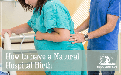 It is possible to have a natural hospital birth, but it is becoming quite rare sadly.  There are also some things that you can do to make labor and delivery less painful. The interesting thing is that these are largely the same techniques! #naturallabor #naturaldelivery #normaldelivery #birth #pregnancy #firsttimemom #vbac #naturalearthymama