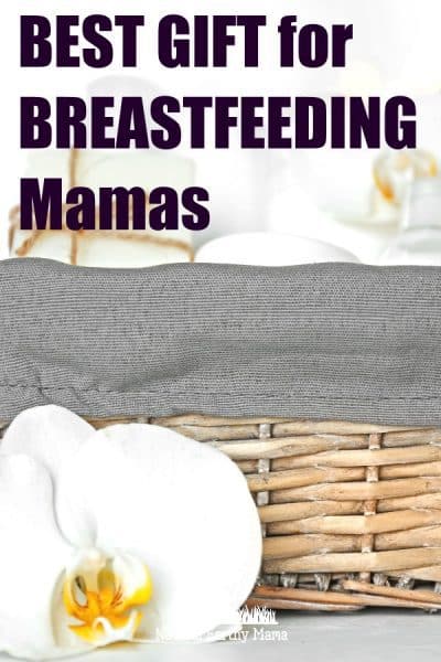 Great Gift Idea! This is the perfect new mom gift for a baby shower or once baby is born! How to put together a breastfeeding basket #breastfeeding #breastfeedingtips #babyshower #newborn #giftideas