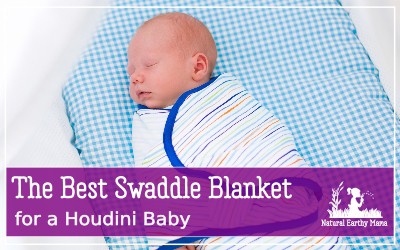 Choosing the best swaddle blanket for a houdid baby that escapes is tricky. Here I have reviewed the best baby swaddles to help you decide. #swaddle #newbornsleep #reviews #babyproducts #babyshower #giftideas #naturalearthymama