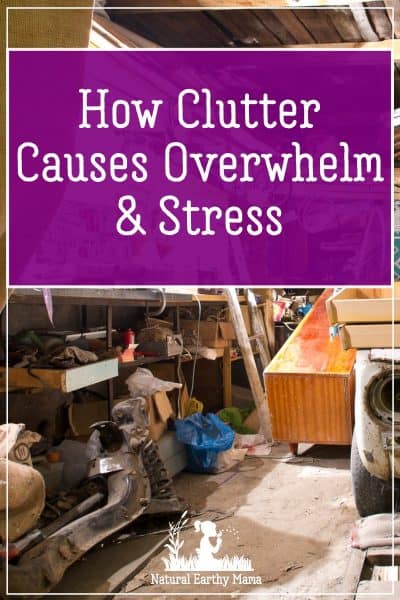 If you are feeling overwhelmed and stressed, cleaning up the clutter and embracing a tidy home might be the cure for your anxiety and panic #naturalearthymama