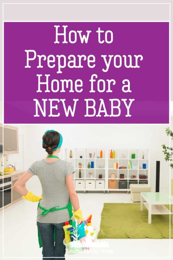 Deep cleaning house before baby arrives (free checklist pdf)