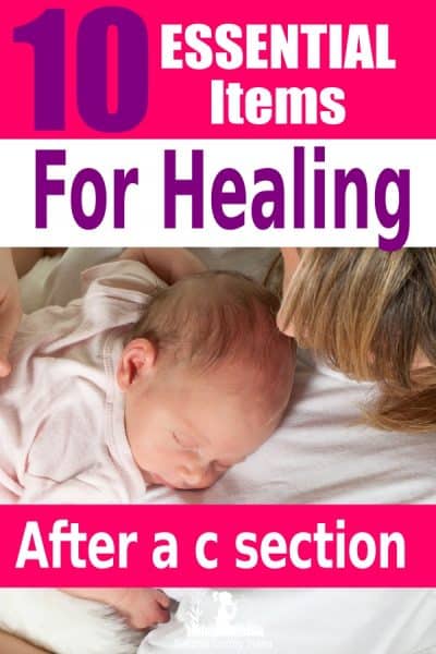 Healing from a c section is not always easy! Check out these 10 tips to make your recovery faster and less painful #csection #labor #pregnancy #nanturalearthymam