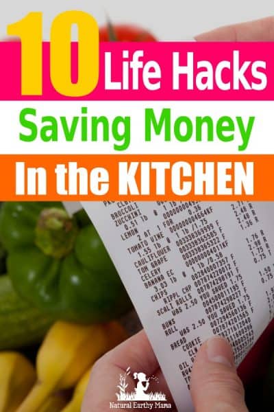 Saving money in the kitchen is one of the biggest impacts on reducing the family weekly budget. Try these tips for saving money, reducing your bills and still eating well on a budget. #savemoney #frugaltips #naturalearthymama