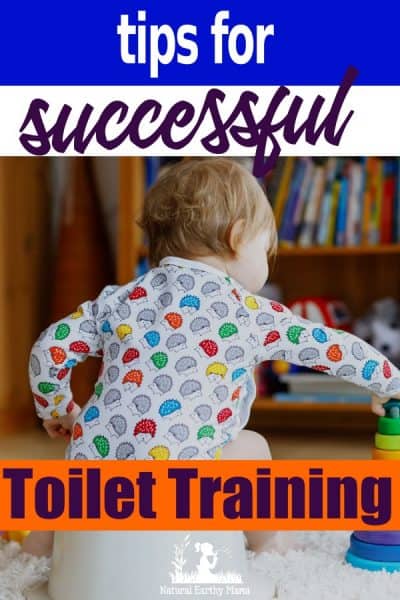 Toilet training toddlers is often feared. Is your toddler ready to potty train? What about reward charts for toilet training? All the answers are here! #toilettraining #toddlers #naturalearthymama