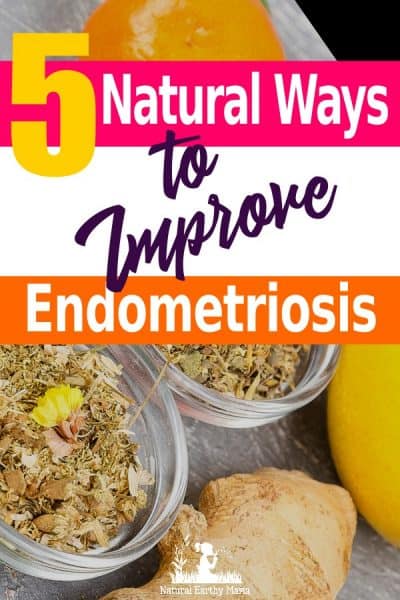 Endometriosis can feel like a life sentence of pain and infertility. However, there are some natural remedies that have been shown to reduce the symptoms of endometriosis and make life more bearable again. Try these lifestyle tips and discover if they help you reduce your endometriosis #endometriosis #fertility #naturalearthymama