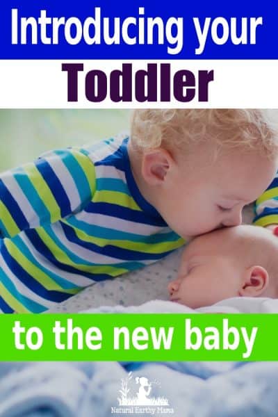 Introducing your toddler or child to your newborn baby. Here are some tips to make the first meeting of your baby and your toddler go smoothly #toddlers #newborns #naturalearthymama