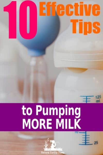 Expressing milk while breastfeeding is one way to keep breast feeding your baby when you return to work. Pumping can be difficult, and some experiences a low milk supply. Here are proven ways to increase your milk supply when you are expressing. #naturalearthymama