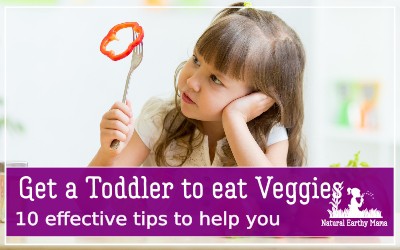Getting a toddler to eat vegetables can be a real parenting challenge. Try these great tips to help encourage your preschooler to eat healthy food. Children will love these colorful ideas for healthy eating #naturalearthymama