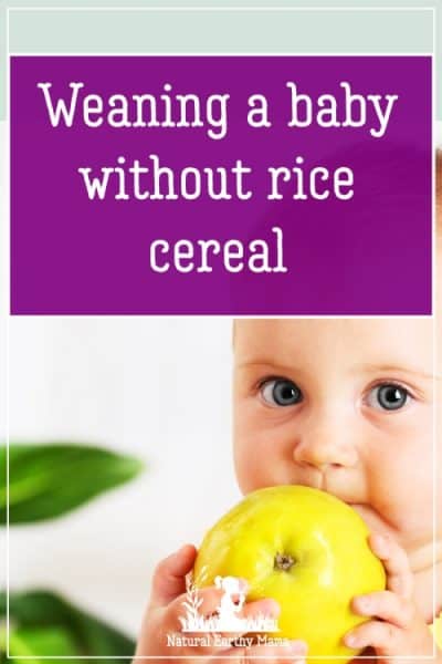 Weaning a baby without grains. Paleo babies and keto babies are becoming more common. Here is why I avoided grains when weaning my children #naturalearthymama