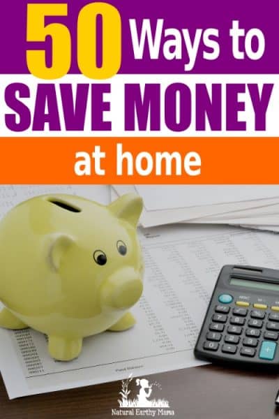 Dealing with a tight budget and need to cut corners? If you would like to save more money while sticking to the budget you have set, follow these 50 simple and effective tips to save money that truly work.These saving money tips are practical and easy to implement. Frugal living tipsÂ #naturalearthymama