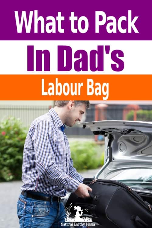 What to pack in a hospital bag for dad before labor and delivery